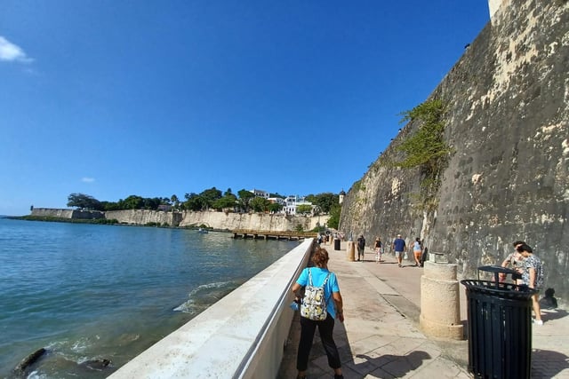 The walls of San Juan, Puerto Rico.
