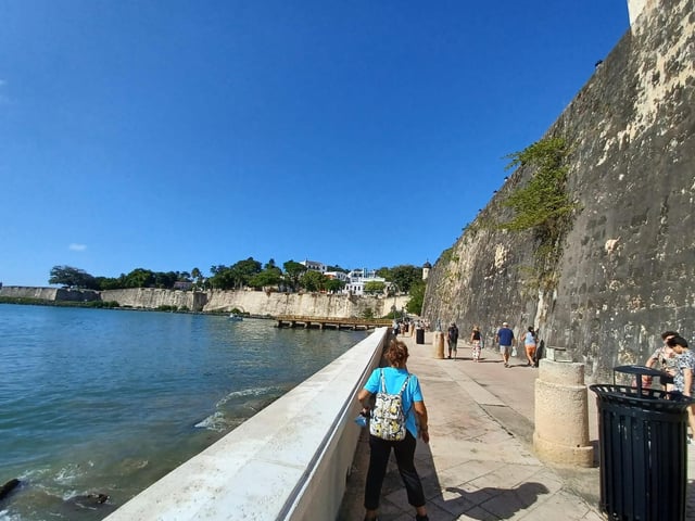 The walls of San Juan, Puerto Rico.