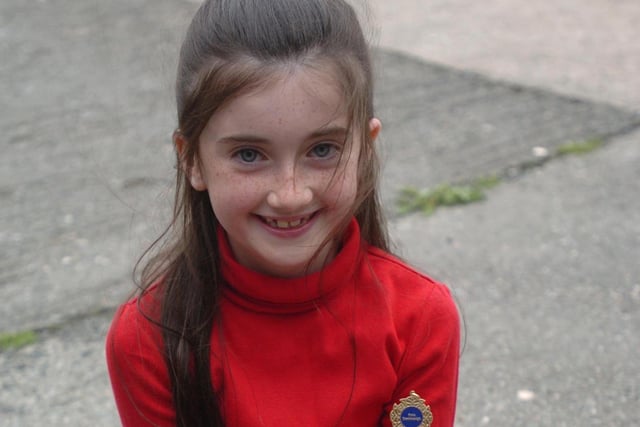 Orla Gillespie, Trench Road,  winner of the 8-10 poetry recital and favourite poem at Carndonagh Feis. (2406SL20)