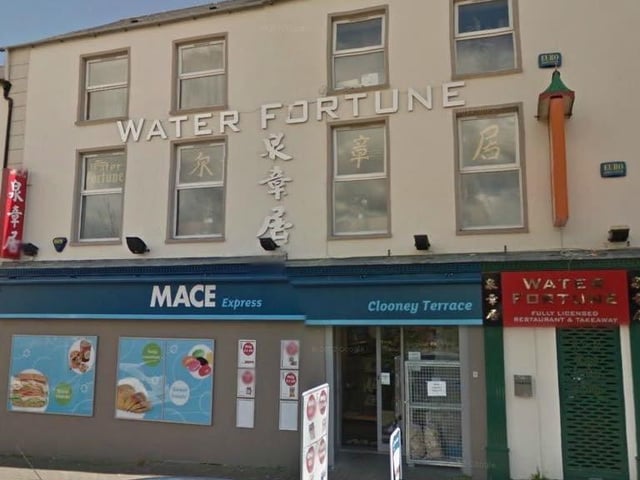 Water Fortune Chinese on Clooney Terrace.