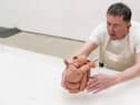 Antony Gormley in his studio, London