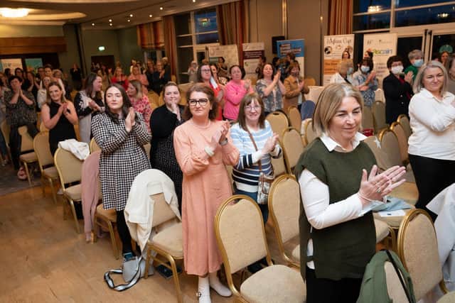 Some of the crowd at the Inishowen Development Partnership (IDP) EmpowHER Event in the Inishowen Gateway Hotel. Photo -Clive Wasson