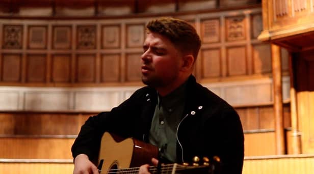Jordan O'Keefe who's song stars in the new Sky Sports Masters Ad.