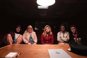 Derry Girls: Orla Mccool (Louisa Clare Harland), Clare Devlin (Nicola Coughlan), Erin Quinn (Saoirse Monica Jackson),  Michelle Mallon (Jamie - Lee O'Donnell), James Maguire (Dylan Llewellyn)