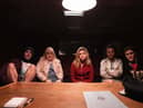 Derry Girls: Orla Mccool (Louisa Clare Harland), Clare Devlin (Nicola Coughlan), Erin Quinn (Saoirse Monica Jackson),  Michelle Mallon (Jamie - Lee O'Donnell), James Maguire (Dylan Llewellyn)