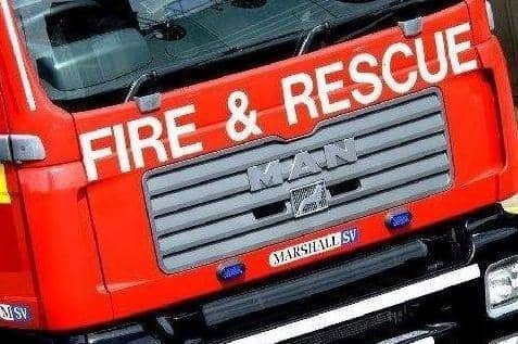The fire occurred at a home in Newtowncunningham.