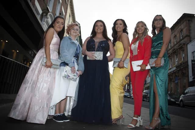 Some of the students from Magee pictured at last weekâ€TMs Ulster University (Magee) Formal at the Thirsty Goat, Shipquay Street. (Photos: Jim McCafferty Photography)