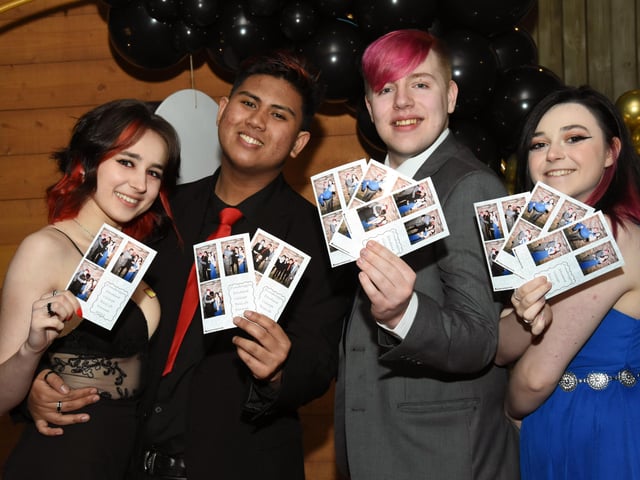 Snapshots at the ready with Wiktoria Machowska, Daenel Carillo, Ethan Know and Niamh Crow, enjoying festivities at the Ulster University (Magee) Formal last week.