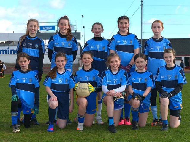 Hollybush P.S. who took part in the Celtic Park Girls’ Primary School Blitz. Photo: George Sweeney. DER2213GS – 019