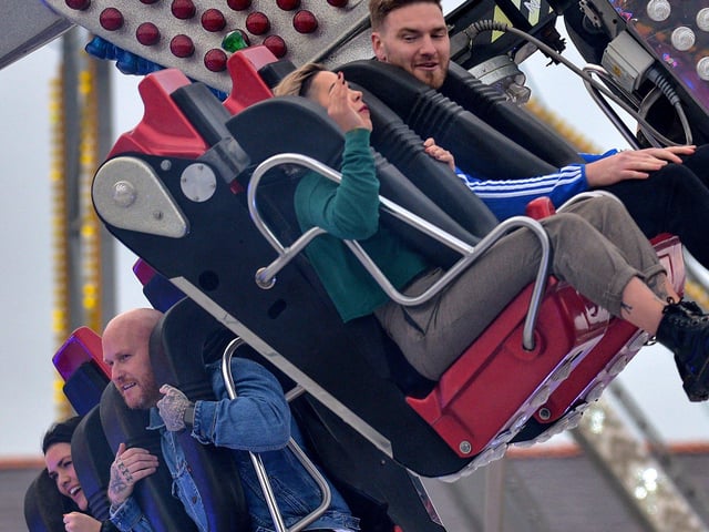 Fun for all ages at Cullen’s Amusements, in Ebrington, last weekend. The amusements run daily until Sunday 21st September.  DER2037GS – 018