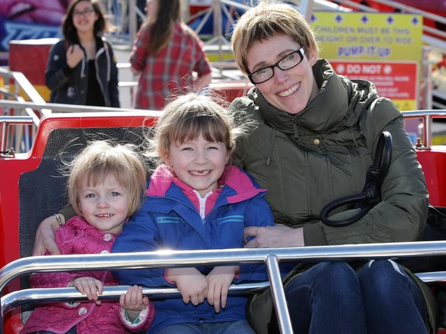 Family fun at the Cullen's Funfair on Saturday at Ebrington.  DER1315MC089