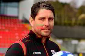 Derry City boss Ruaidhri Higgins.