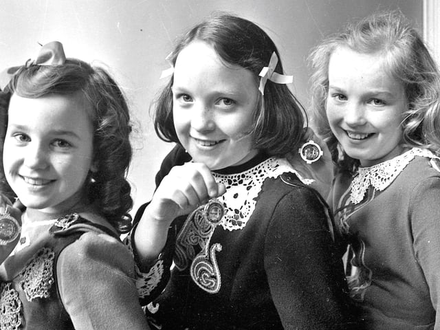 1975... Prizewinners in one of the Irish dancing competitions.