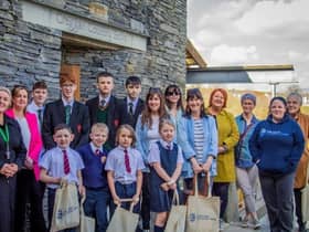 Representatives from the National Lottery Community Fund, Department for Communities, project leaders from St Joseph’s Boys School, local schools, community groups, volunteers, partner organisations and businesses attended the official launch of the project.