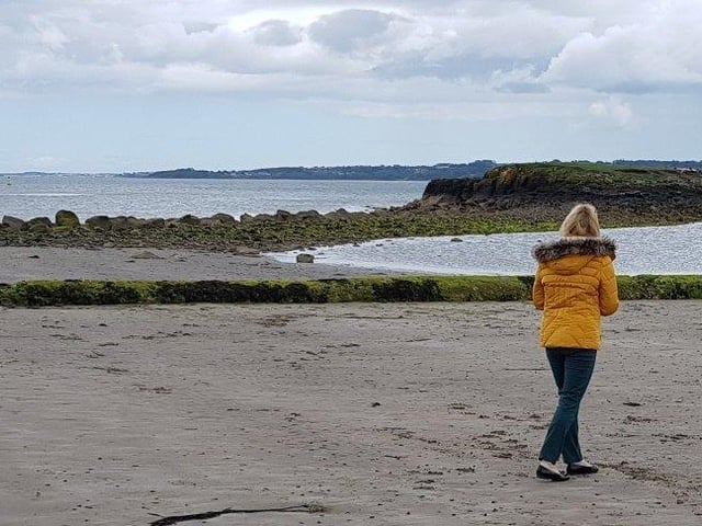 Greenisland: Beautiful coastal scenery on the line between Belfast and Larne