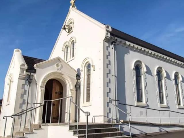 Our Lady of Lourdes Church in Inch. Picture: Sinead Craig.