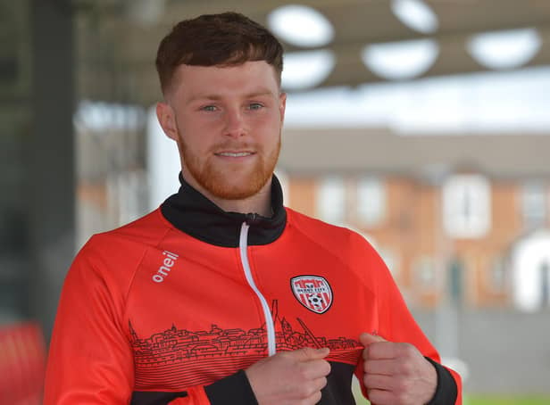 Cameron McJannet is delighted to have signed a contract extension, to remain at the Brandywell until at least the end of the 2024 season. Picture by George Sweeney