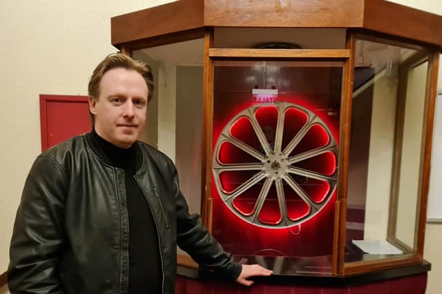 'Spears' director Gerard Lough at Buncrana Cinema.