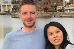 Cormac McLaughlin, pictured with his wife Krystal.