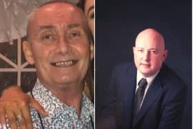 The late Michael Snee and Aidan Moffitt.