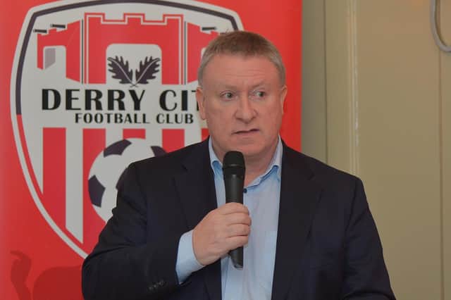 Philip O'Doherty, Derry City Chairman.