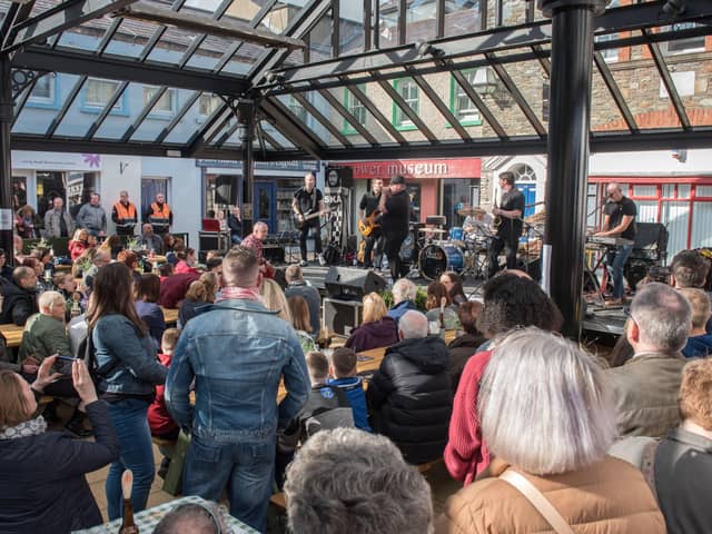 Special Brew on stage in the Craft Village during the City of Derry Jazz Festival back in 2019. Picture Martin McKeown. Inpresspics.com. 04.05.19