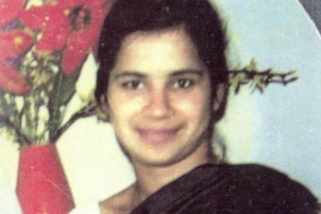 Asha Chopra who was killed in a gun attack in 1974.