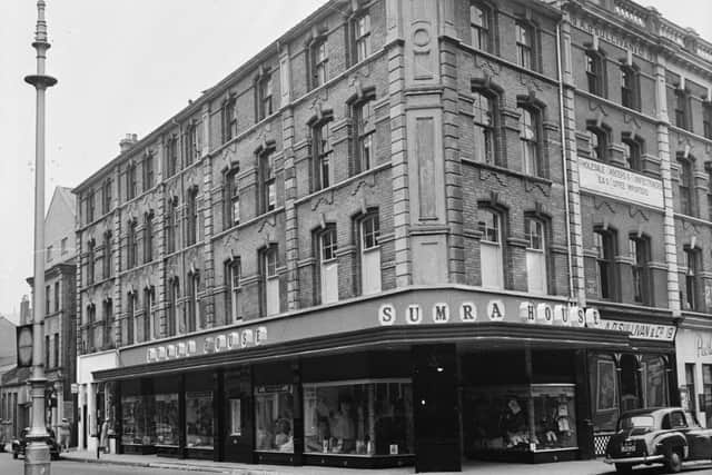 1960s... Sumra House, located at the junction of Strand Road and Sackville Street.