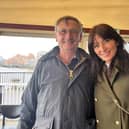 Dorian Thomas Reece  with Davina McCall