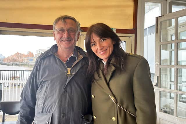 Dorian Thomas Reece with Davina McCall