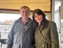 Dorian Thomas Reece  with Davina McCall