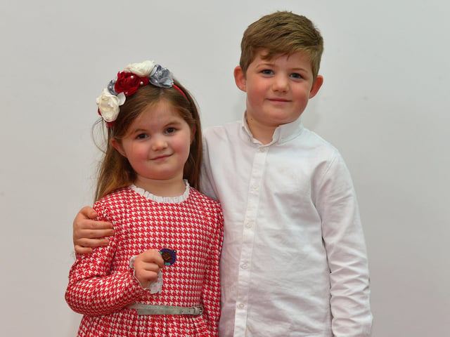 Elena Clark was placed 3rd in Primary 1 and 2 Verse and her brother Lorcan was Highly commended in Childrens Verse at the recent Féis Dhoíre Cholmcílle, held in Millennium Forum. DER2216GS 024