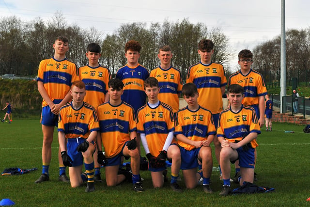 Limavady Wolfhounds who competed in the annual Corn na bhFiann U17s Sevens competition at Doire Trasna. Photo: George Sweeney. DER2215GS – 041