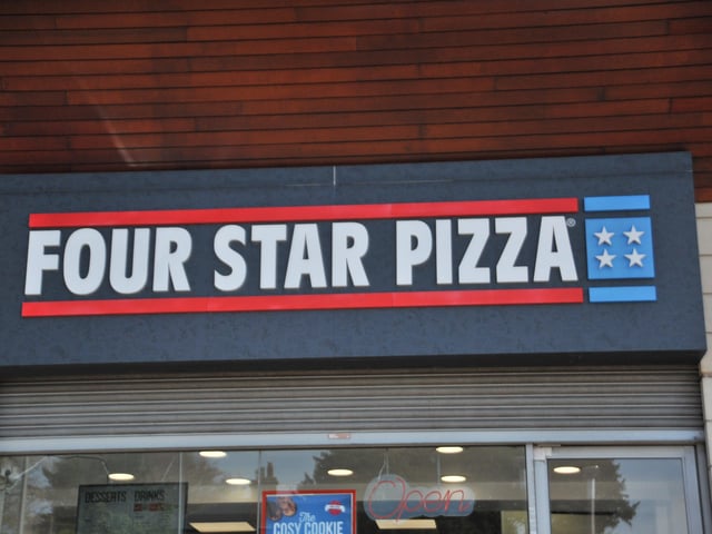 Four Star Pizza on the Culmore Road.