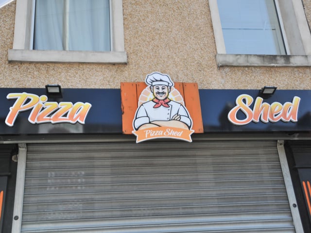 Pizza Shed on Rosemount Aveue.