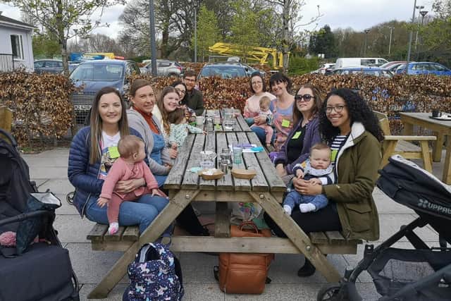 Some of the parents who attended the first week of Zero Waste North West's Parenting Programme. The eight week programme is continuing this week with on infant feeding.