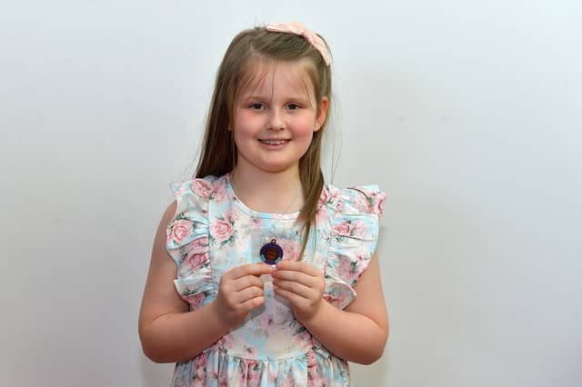 Portia Conaghan achieved third place in the Primary 3 Junior English song at the Feis Doire Colmcille, held in Millennium Forum. DER2216GS 054