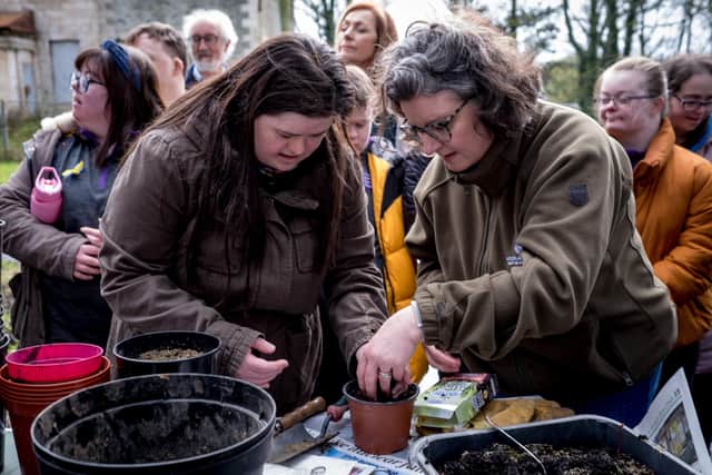 The tree plant was hosted by the Boomhall Trust and the Woodland Trust.