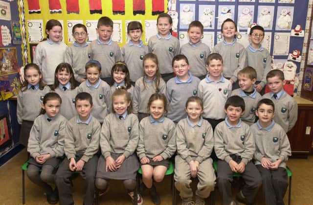 December 2000... The P4 class at Trench Road Primary School, Derry.