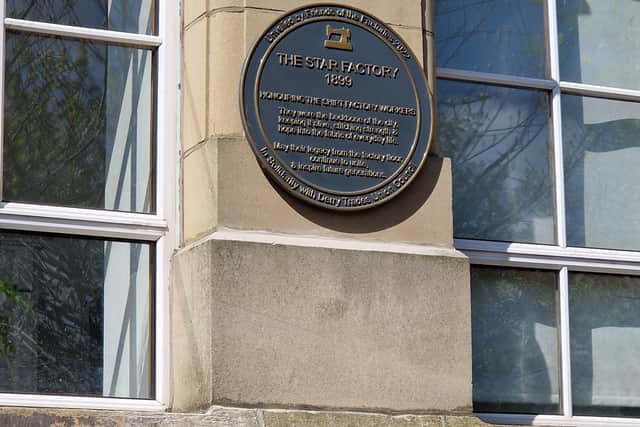 The new plaque was unveiled at the Star Factory on Saturday. Picture by Naomi Petropoulos
