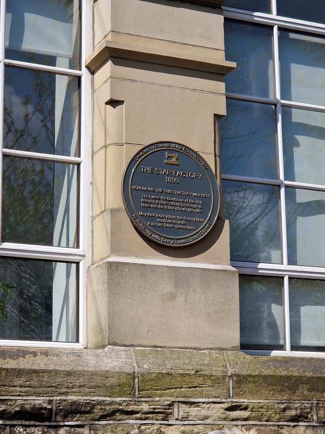 The new plaque was unveiled at the Star Factory on Saturday. Picture by Naomi Petropoulos