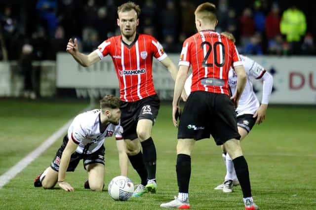 Derry City's Cameron Dummigan has been in superb form since joining the Brandywell men in the close season. Picture by Kevin Moore/MCI