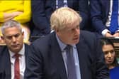 Boris Johnson hailing his Brexit Withdrawal Agreement and the Protocol in 2019.