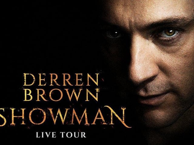 Derren Brown: Showman tour in the Millennium Forum. 4pm and 8pm. Tickets at millenniumforum.co.uk