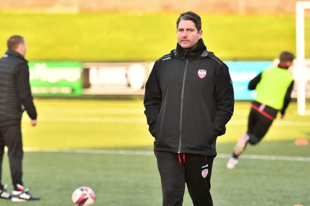 Derry City manager Ruaidhri Higgins has enjoyed his first 12 months as manager of the Brandywell club.