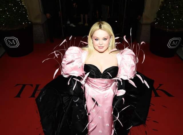 NEW YORK, NEW YORK - MAY 02: Nicola Coughlan departs The Mark Hotel for 2022 Met Gala on May 02, 2022 in New York City. (Photo by Ilya S. Savenok/Getty Images for The Mark)