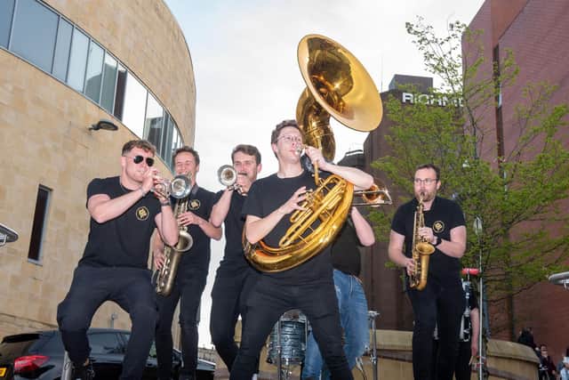 The Hyde Park Brass Band were just one of the new acts to join the Jazz Festival line up this year
