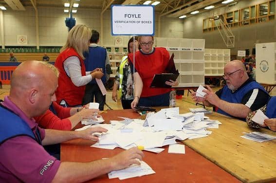 The election count gets under way on Friday.