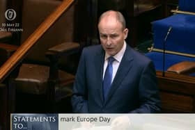 The Taoiseach referred to Donegal North-East's 'Yes' vote on May 10, 1972.