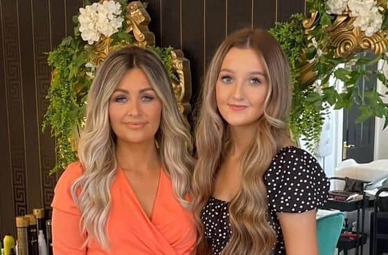 Linda Leighton with her daughter Shanice McDevitt